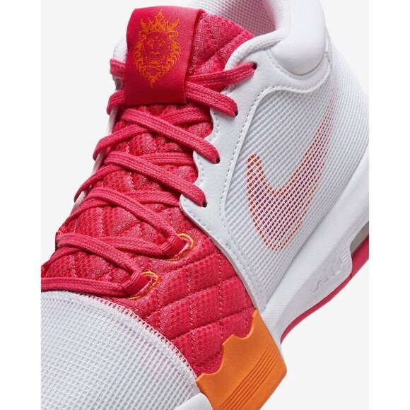 Nike LeBron Witness 8 Dunkin Donuts Size 11 /45 White Bright Mandarin Aster NWOB main image 7